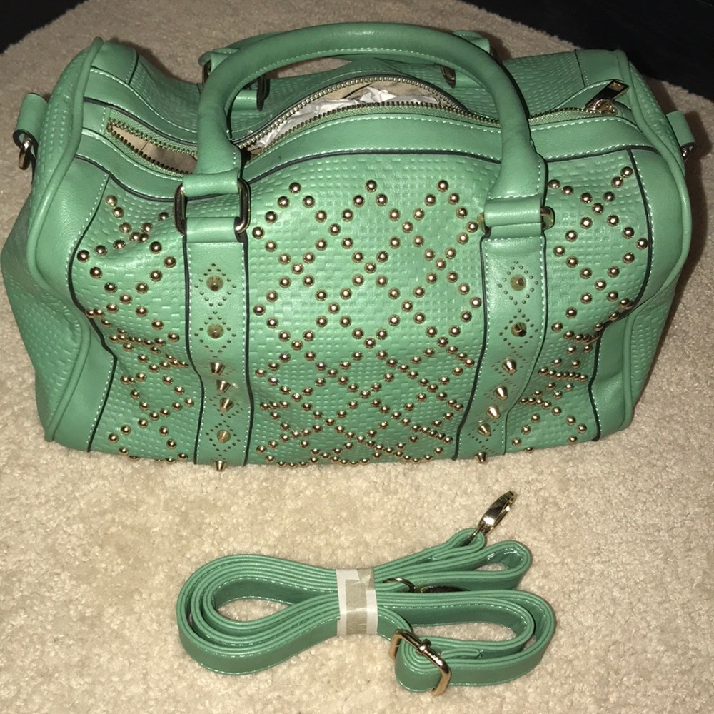 Brand new green hand bag